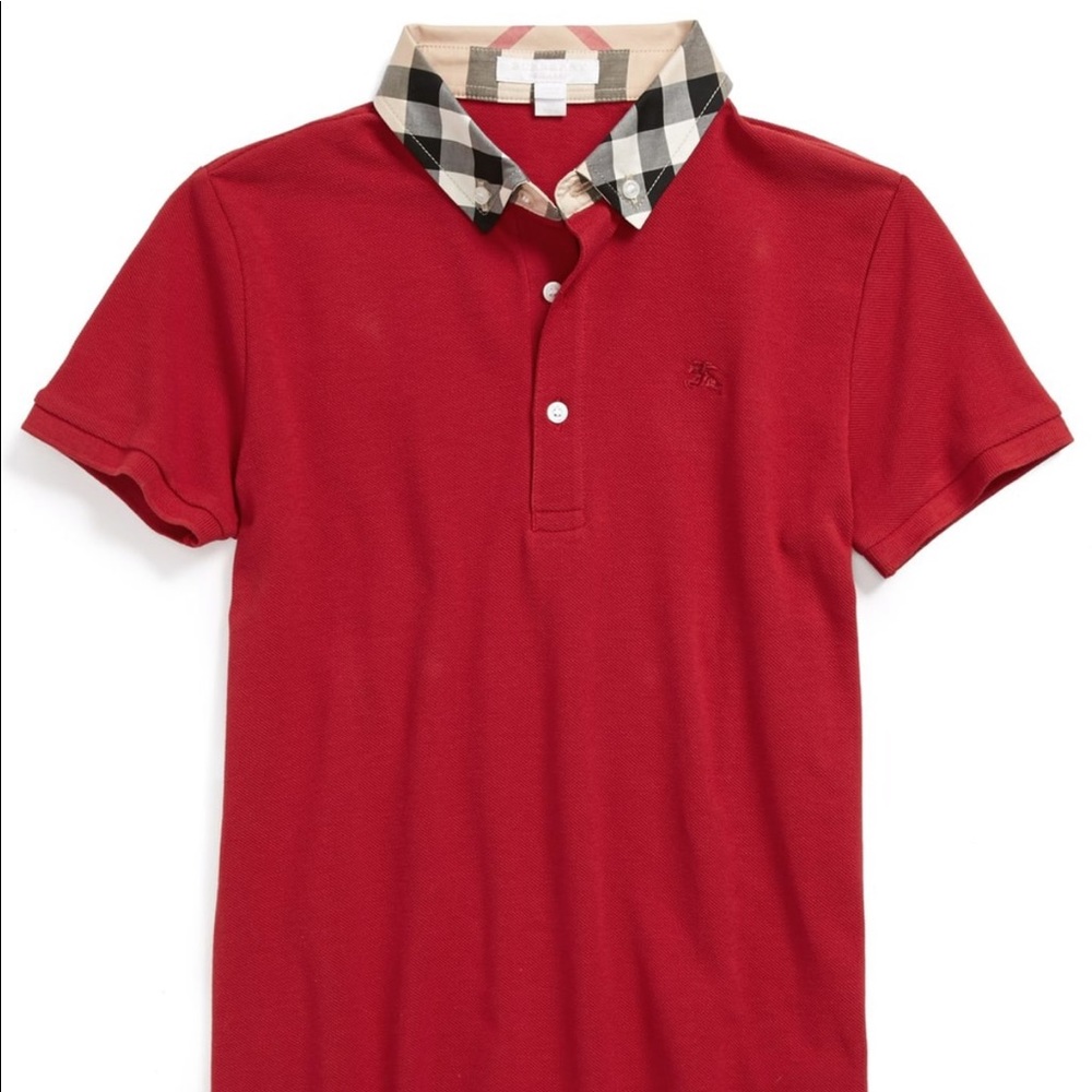 Burberry “William” Cotton Polo
